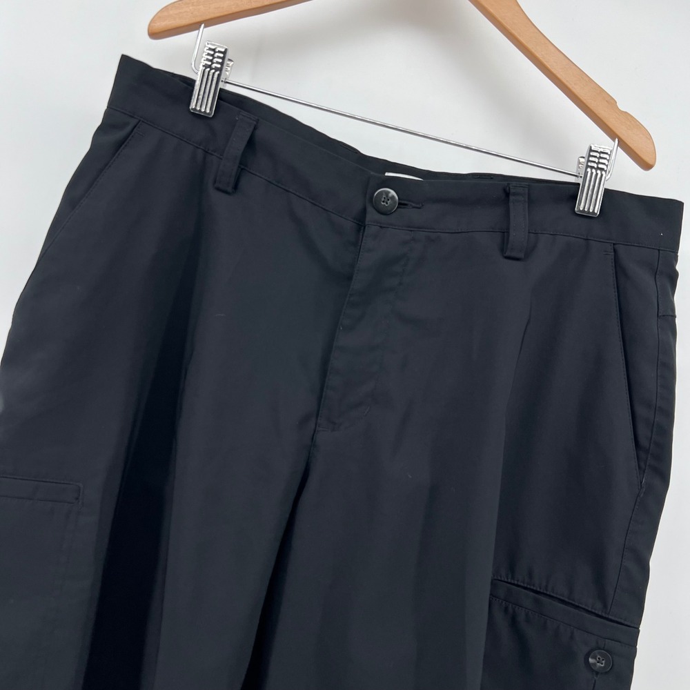 Adidas Golf Shorts Mens Size 32 Black Cargo Pockets Athletic Activewear‎